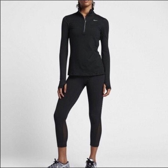 NWT Nike Pro Dry- Fit  Running Half Zip Top - Picture 5 of 7